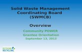 Solid Waste Management Coordinating Board  (SWMCB) Overview