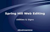 Spring Hill Web Editing