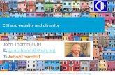 CIH and equality  and diversity