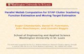 Parallel Matlab Computation for STAP Clutter Scattering