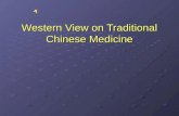 Western View on Traditional Chinese Medicine