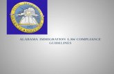 ALABAMA  IMMIGRATION  LAW COMPLIANCE  GUIDELINES