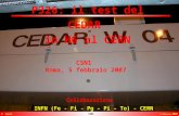P326:  il test del  CEDAR  in H6 al CERN