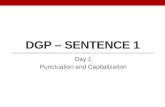 DGP – Sentence 1
