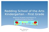 Redding School of the Arts Kindergarten – First Grade