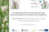 The Binding of Bile Acids by Biscuits with Bioactive Substances during  In Vitro  Digestion