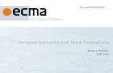 Personal Networks and Their Federations