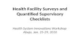 Health Facility Surveys – What are they?