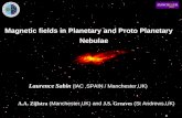 Magnetic fields in Planetary and Proto Planetary