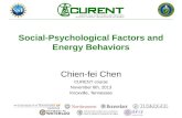Social-Psychological Factors and Energy Behaviors