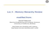 Lec 4 – Memory Hierarchy Review modified from: