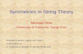 Symmetries in String Theory