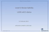 Level 2 Ocean Salinity L2OS v611 status