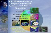 Key Challenges Facing an Integrated Information System for Global Climate Observations