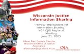 Alison Poe, Deputy Director Wisconsin Office of Justice Assistance  alison.poe@oja.state.wi