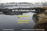 Sustainable Remediation of Historical Point Pollution…..  at the Landscape Scale