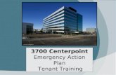 3700 Centerpoint Emergency Action Plan  Tenant Training