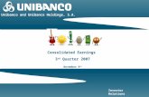 Unibanco and Unibanco Holdings, S.A.
