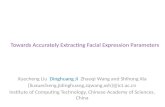 Towards Accurately Extracting Facial Expression Parameters