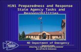 H1N1 Preparedness and Response  State Agency Tasks and Responsibilities