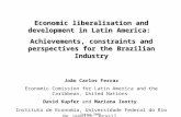 Economic liberalisation and development in Latin America: