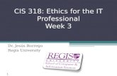 CIS 318:  Ethics for the IT Professional Week 3