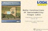 Media Constructions  Of Sustainability: Finger Lakes