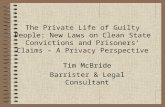 Tim McBride Barrister & Legal Consultant