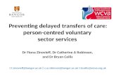Preventing delayed transfers of care: person-centred voluntary  sector services