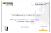 TRANSFORMING  PUBLIC SERVICES Sharing Best Practice and Encouraging