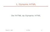 1. Dynamic HTML