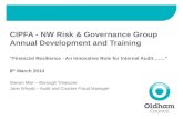 CIPFA - NW Risk & Governance Group Annual Development and Training