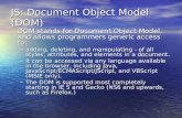 JS: Document Object Model (DOM)