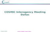 COSMIC Interagency Meeting Dallas