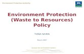Environment Protection (Waste to Resources) Policy