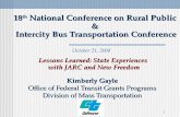 18 th  National Conference on Rural Public  &  Intercity Bus Transportation Conference