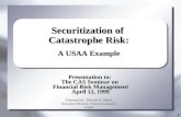 Securitization of  Catastrophe Risk: A USAA Example