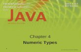 Chapter 4 Numeric Types