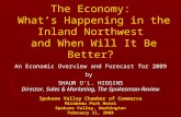 The Economy:  What’s Happening in the Inland Northwest  and When Will It Be Better?