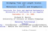 Bridging Time and Length Scales  in  Materials Science and Biophysics