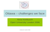 Ottawa – challenges we face