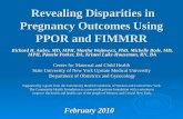 Revealing Disparities in Pregnancy Outcomes Using  PPOR and FIMMRR