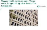 Town Hall extension: Your role in getting the best for Camden