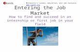 Entering the Job Market