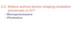 2.2. Motive techno forces shaping evolution         processes in ICT  - Microprocessors