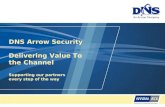 DNS Arrow Security Delivering Value To the Channel  Supporting our partners every step of the way