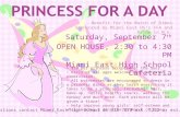 Princess FOR A DAY .