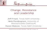 Change, Resistance  and Leadership