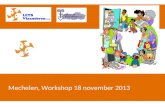 Mechelen, Workshop 18 november 2013