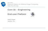 Core 1b – Engineering End-user Platform
